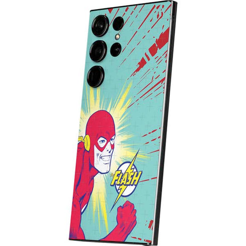 DC Comics The Flash Classic Art Smile Blast Galaxy S25 Ultra Skin
